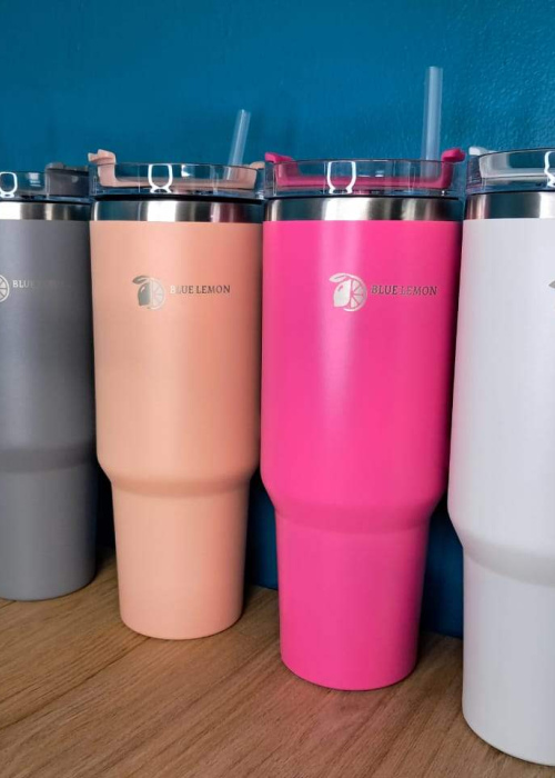 Stainless Steel Quencher with Straw